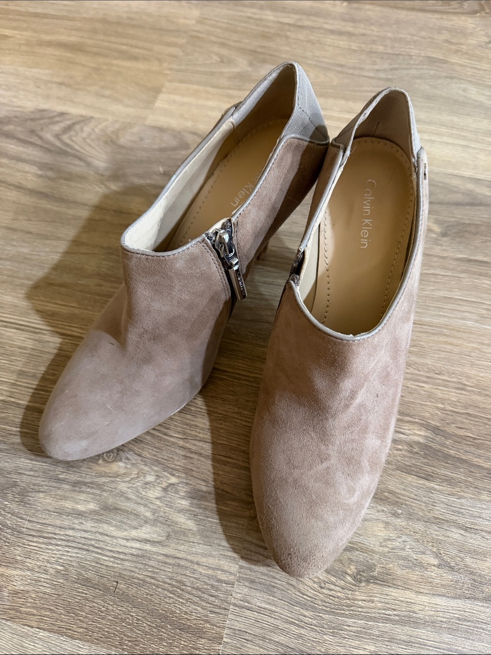 Calvin Klein | Suede Ankle Booties | 7.5
